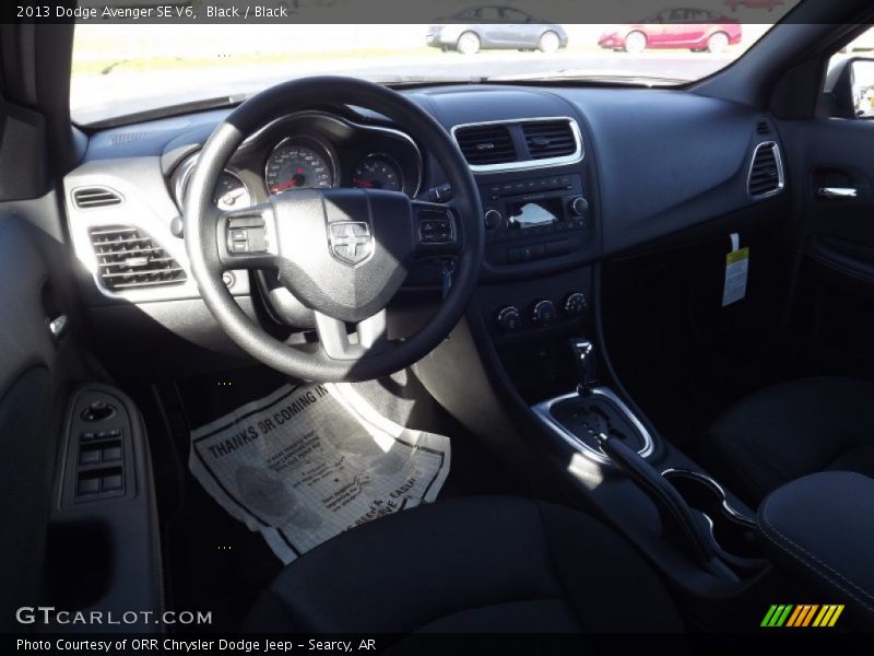 Black / Black 2013 Dodge Avenger SE V6