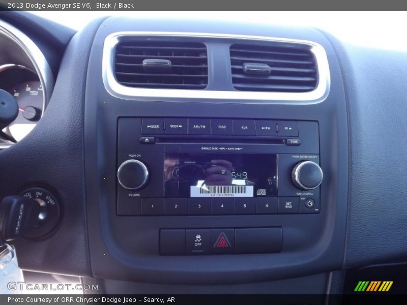 Black / Black 2013 Dodge Avenger SE V6