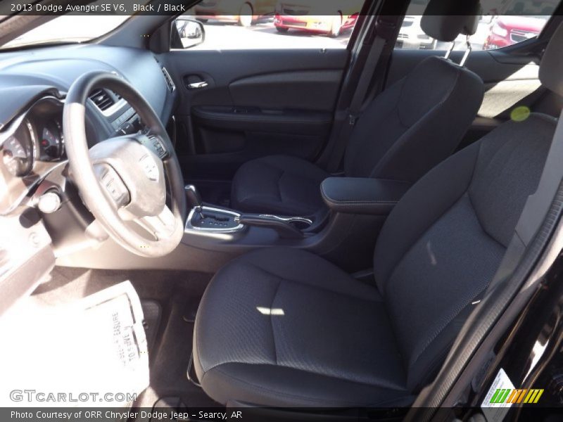 Black / Black 2013 Dodge Avenger SE V6