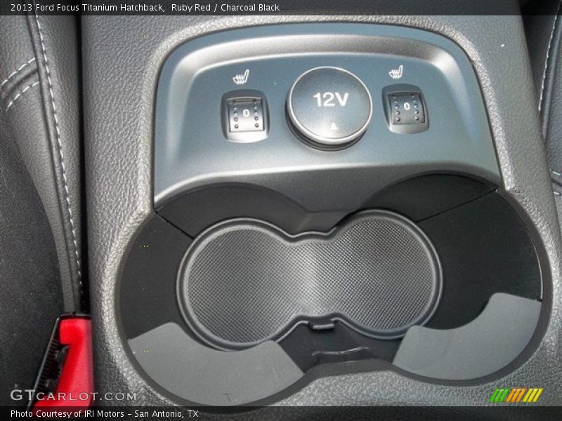 Ruby Red / Charcoal Black 2013 Ford Focus Titanium Hatchback