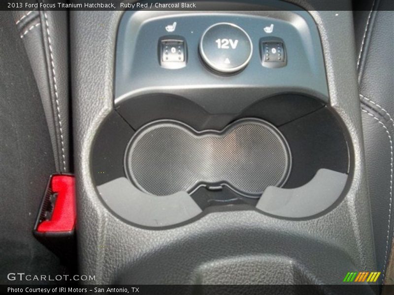 Ruby Red / Charcoal Black 2013 Ford Focus Titanium Hatchback