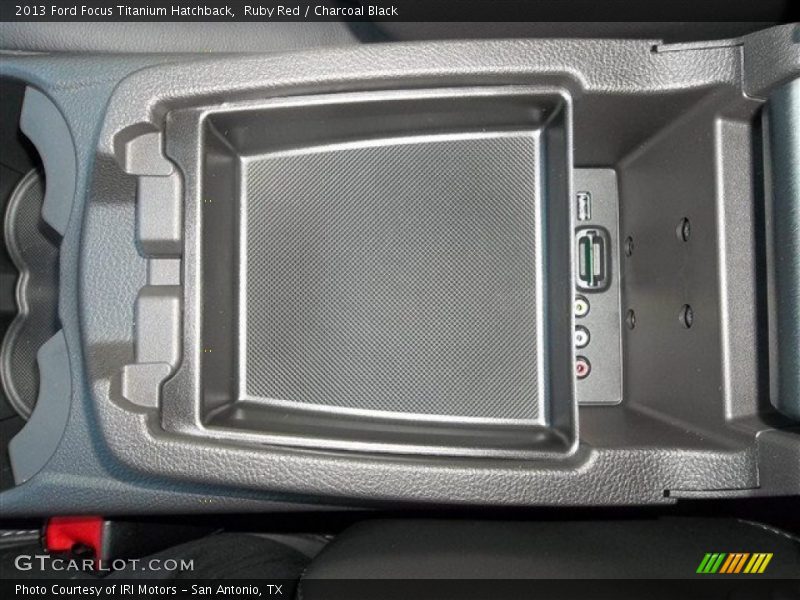 Ruby Red / Charcoal Black 2013 Ford Focus Titanium Hatchback