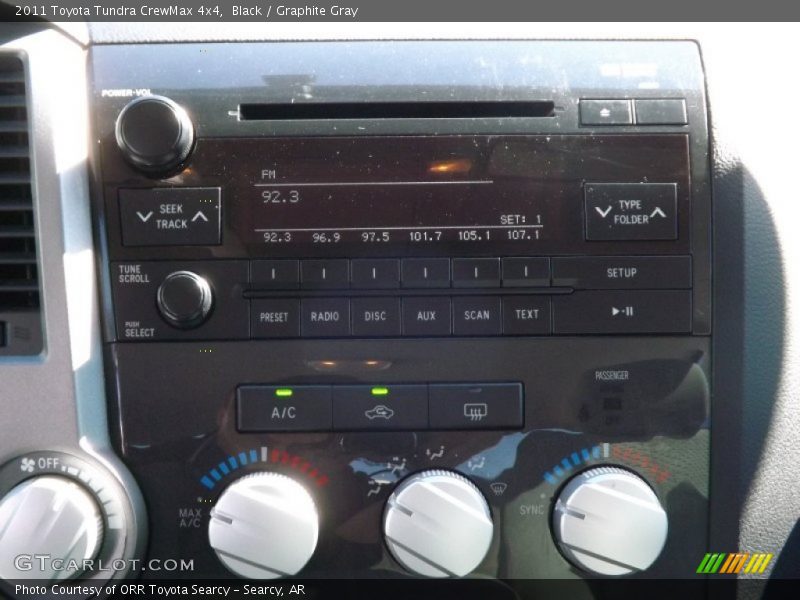 Black / Graphite Gray 2011 Toyota Tundra CrewMax 4x4