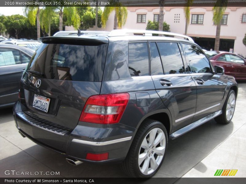 Steel Grey Metallic / Black 2010 Mercedes-Benz GLK 350
