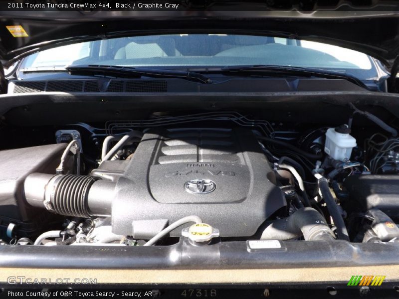 Black / Graphite Gray 2011 Toyota Tundra CrewMax 4x4