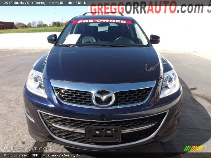 Stormy Blue Mica / Black 2012 Mazda CX-9 Touring