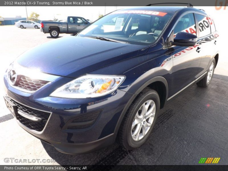 Stormy Blue Mica / Black 2012 Mazda CX-9 Touring