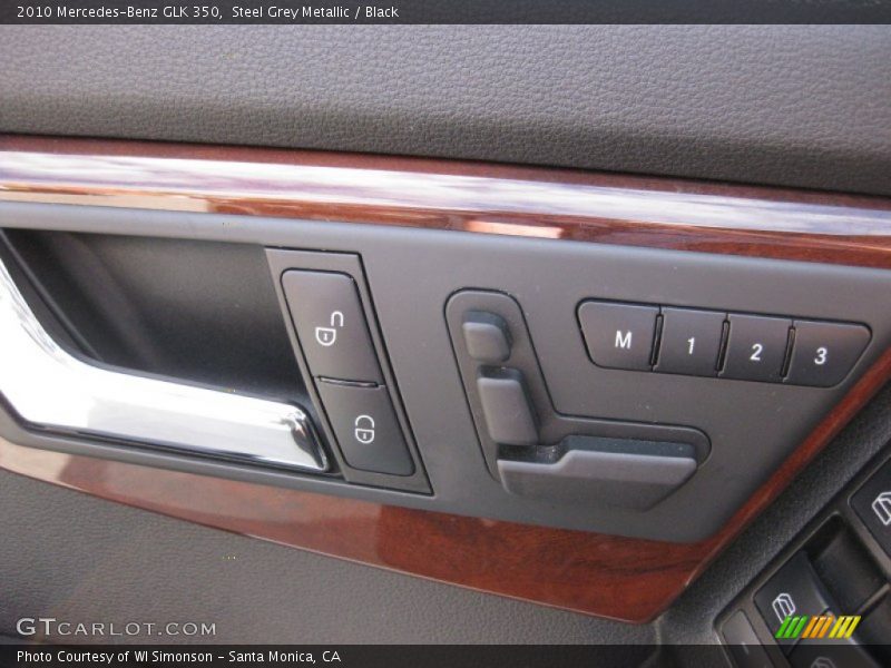 Steel Grey Metallic / Black 2010 Mercedes-Benz GLK 350