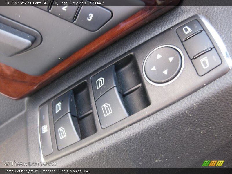 Steel Grey Metallic / Black 2010 Mercedes-Benz GLK 350