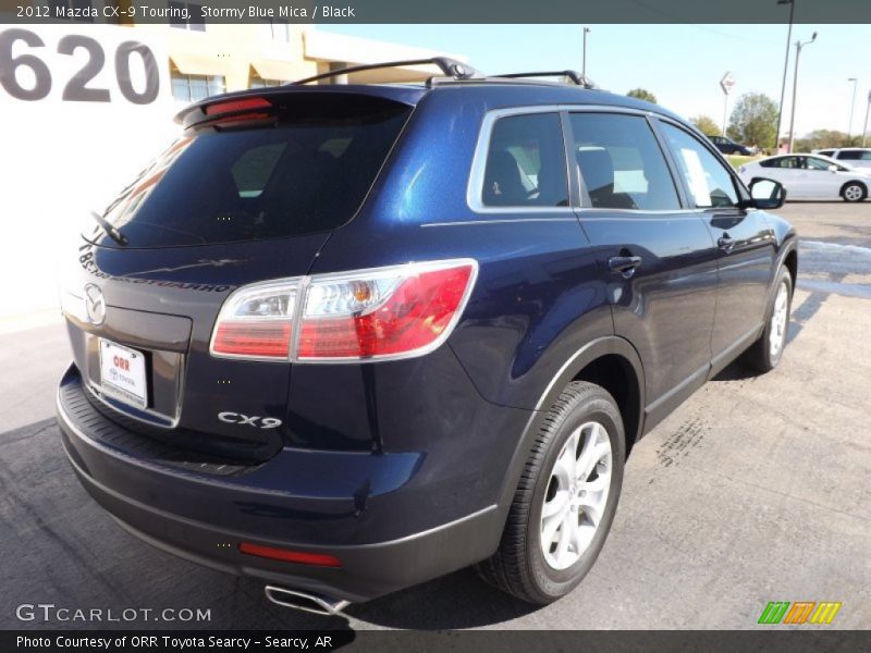 Stormy Blue Mica / Black 2012 Mazda CX-9 Touring