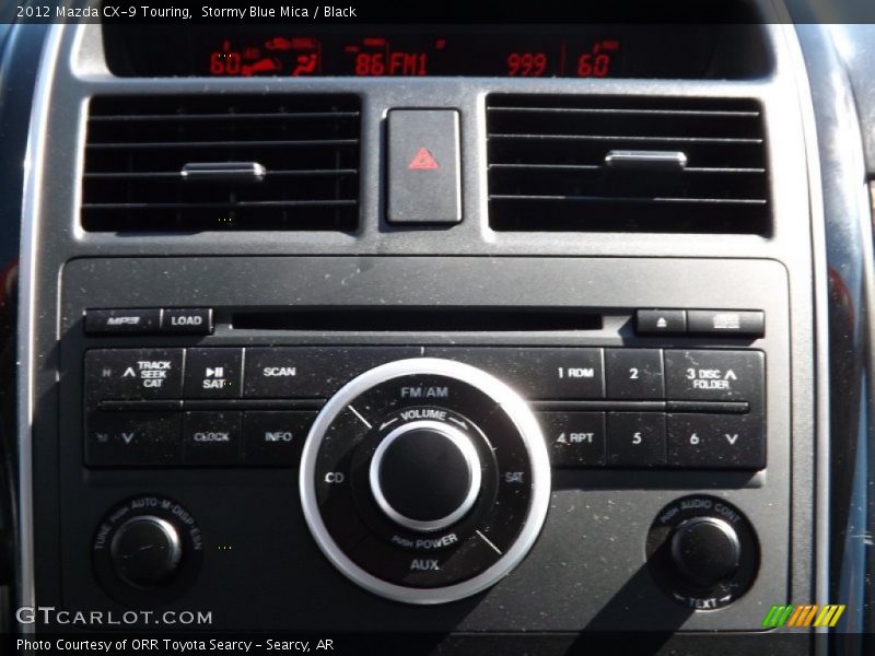 Stormy Blue Mica / Black 2012 Mazda CX-9 Touring