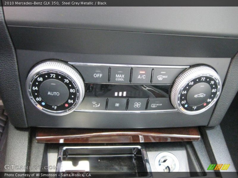 Steel Grey Metallic / Black 2010 Mercedes-Benz GLK 350