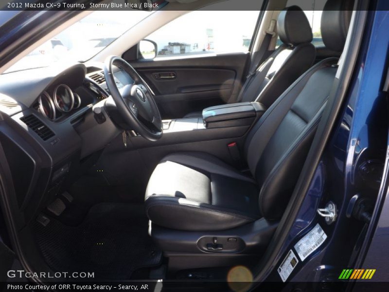Stormy Blue Mica / Black 2012 Mazda CX-9 Touring