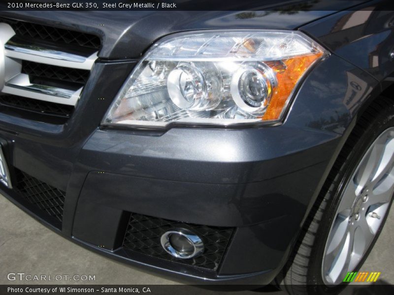 Steel Grey Metallic / Black 2010 Mercedes-Benz GLK 350