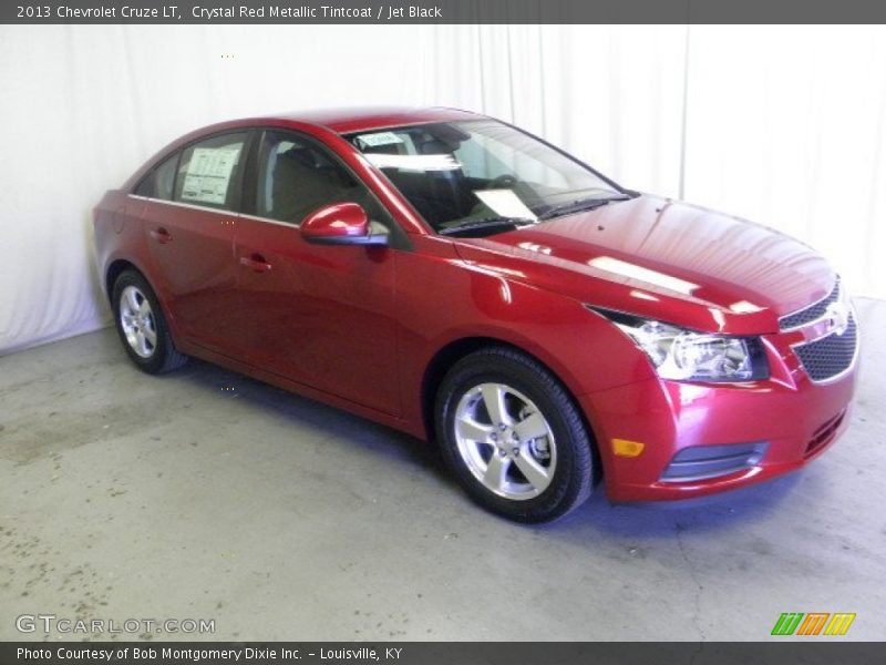 Crystal Red Metallic Tintcoat / Jet Black 2013 Chevrolet Cruze LT