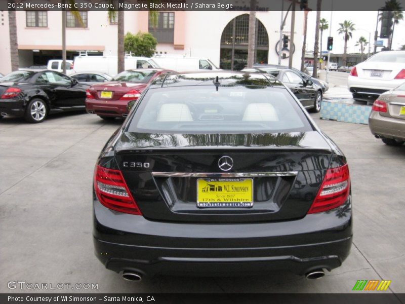 Magnetite Black Metallic / Sahara Beige 2012 Mercedes-Benz C 350 Coupe