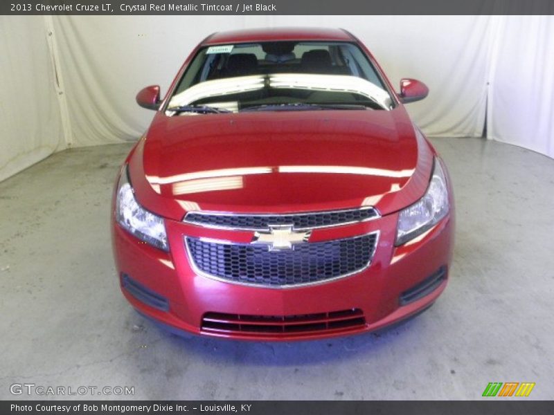 Crystal Red Metallic Tintcoat / Jet Black 2013 Chevrolet Cruze LT