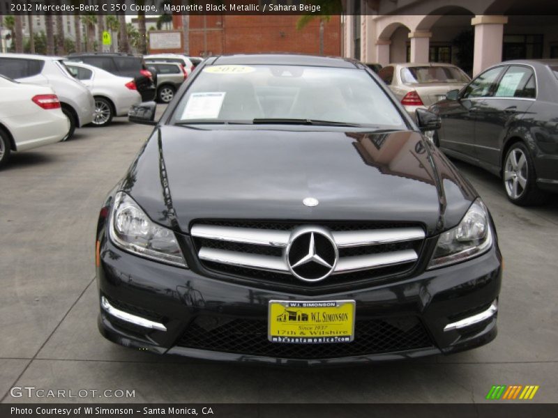 Magnetite Black Metallic / Sahara Beige 2012 Mercedes-Benz C 350 Coupe