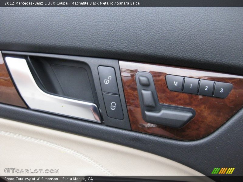 Magnetite Black Metallic / Sahara Beige 2012 Mercedes-Benz C 350 Coupe