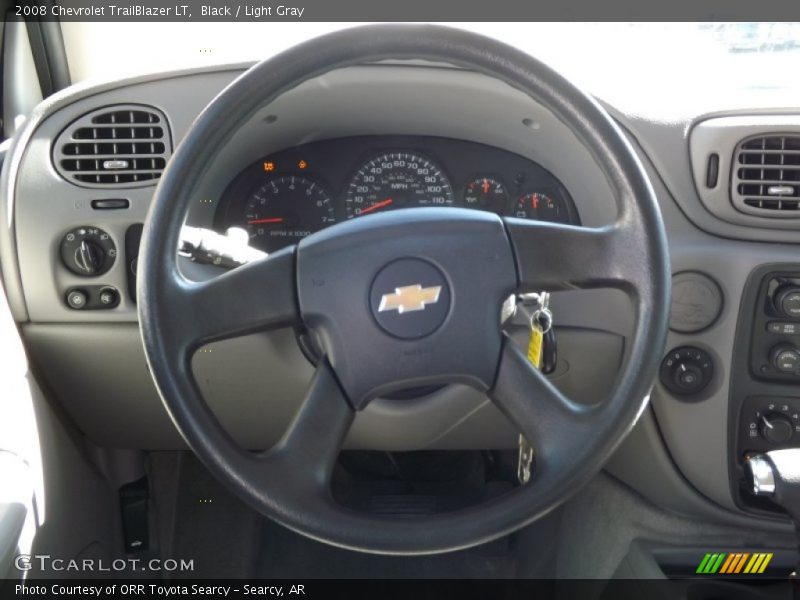 Black / Light Gray 2008 Chevrolet TrailBlazer LT