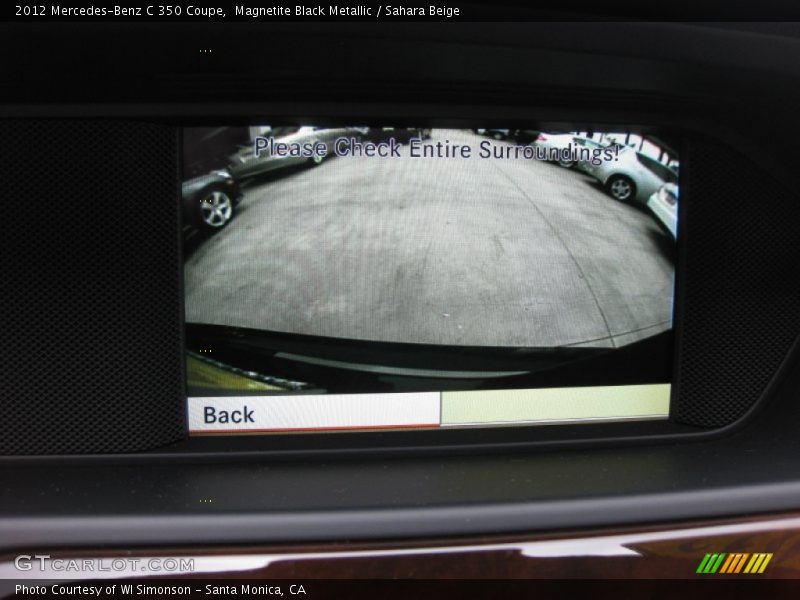 Magnetite Black Metallic / Sahara Beige 2012 Mercedes-Benz C 350 Coupe