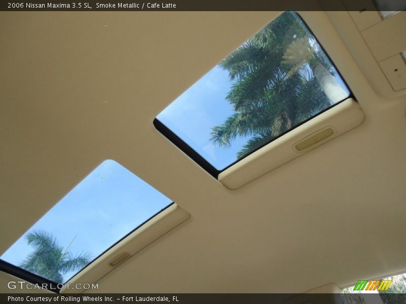 Sunroof of 2006 Maxima 3.5 SL