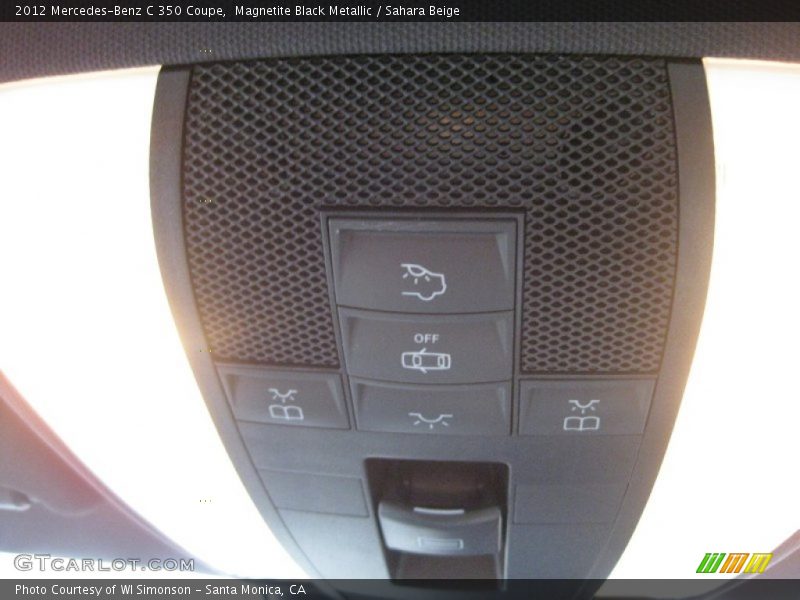 Magnetite Black Metallic / Sahara Beige 2012 Mercedes-Benz C 350 Coupe