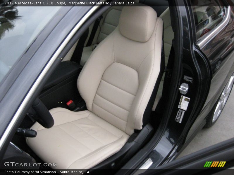 Magnetite Black Metallic / Sahara Beige 2012 Mercedes-Benz C 350 Coupe