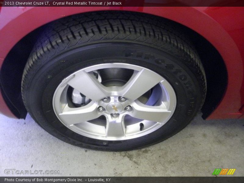 Crystal Red Metallic Tintcoat / Jet Black 2013 Chevrolet Cruze LT