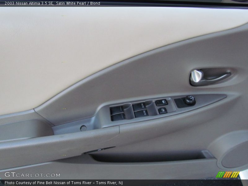 Satin White Pearl / Blond 2003 Nissan Altima 3.5 SE