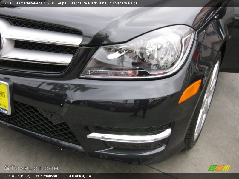 Magnetite Black Metallic / Sahara Beige 2012 Mercedes-Benz C 350 Coupe