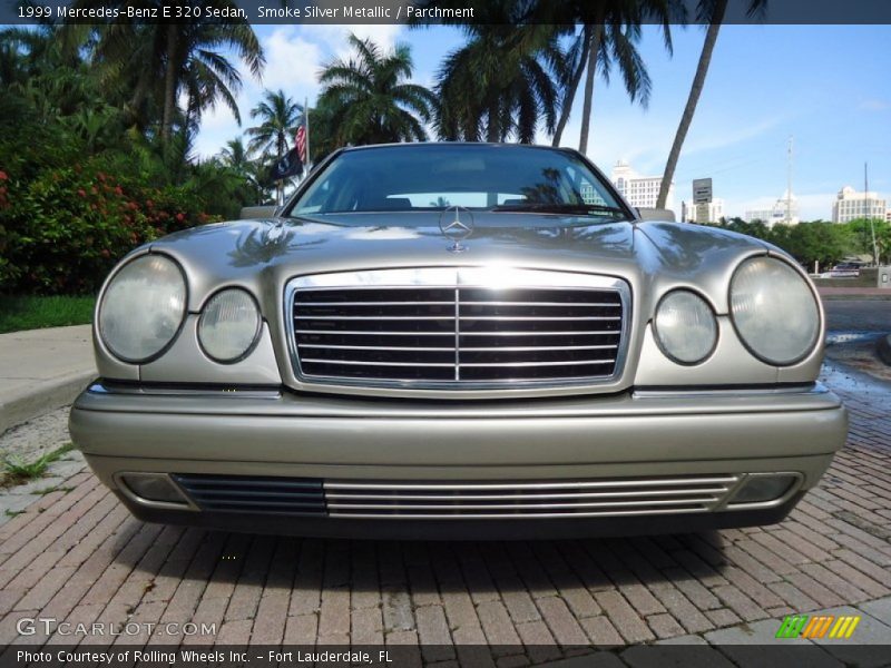 Smoke Silver Metallic / Parchment 1999 Mercedes-Benz E 320 Sedan