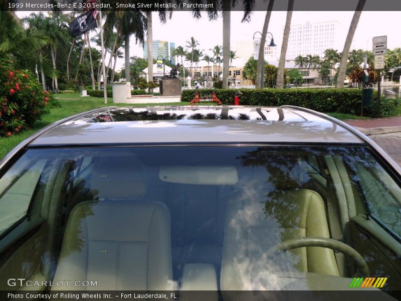 Smoke Silver Metallic / Parchment 1999 Mercedes-Benz E 320 Sedan