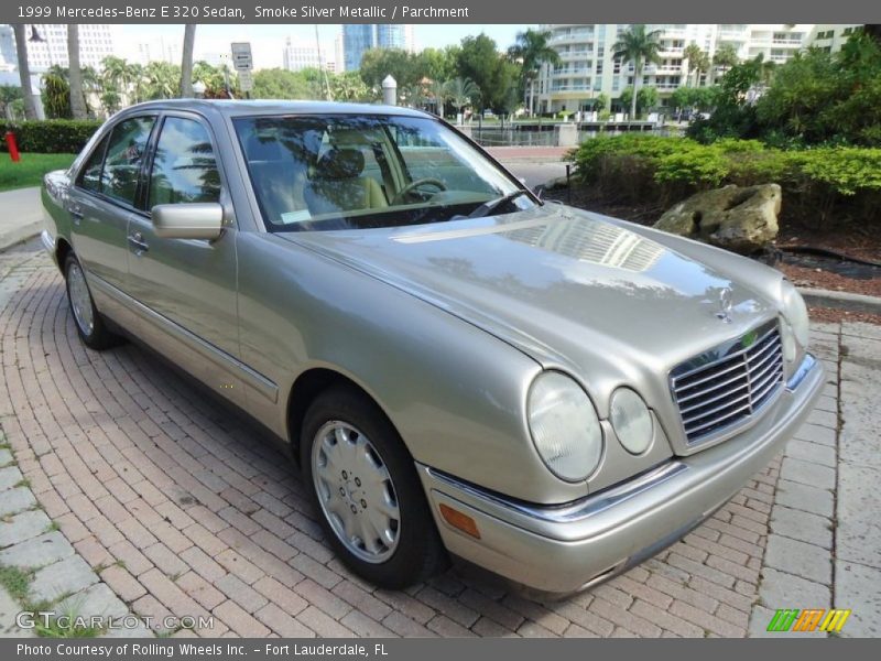 Smoke Silver Metallic / Parchment 1999 Mercedes-Benz E 320 Sedan