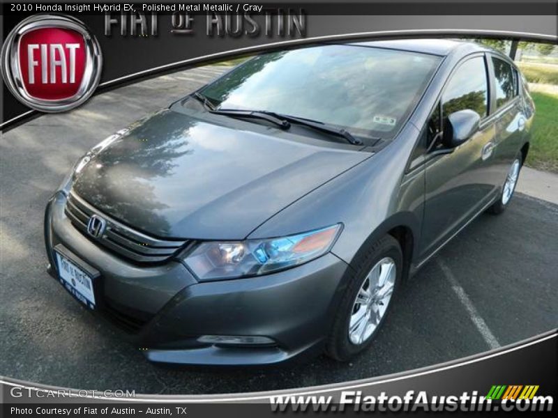 Polished Metal Metallic / Gray 2010 Honda Insight Hybrid EX