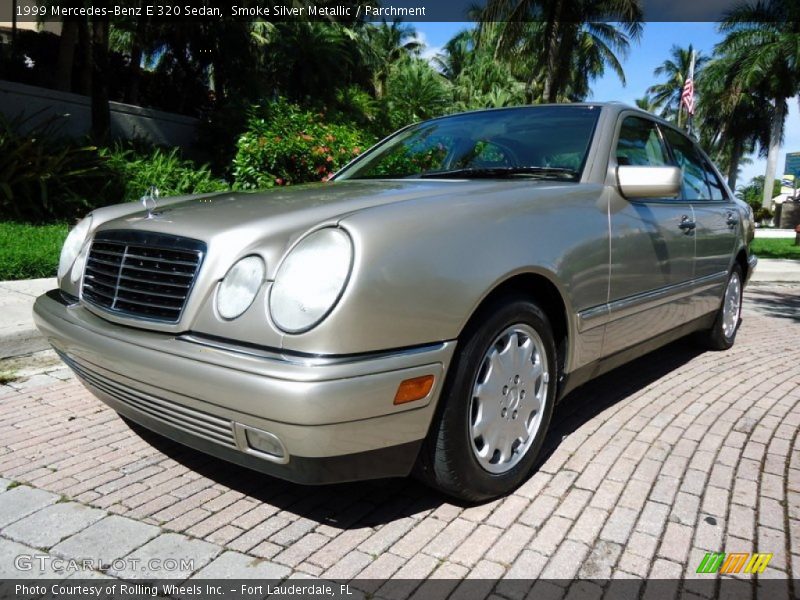 Smoke Silver Metallic / Parchment 1999 Mercedes-Benz E 320 Sedan