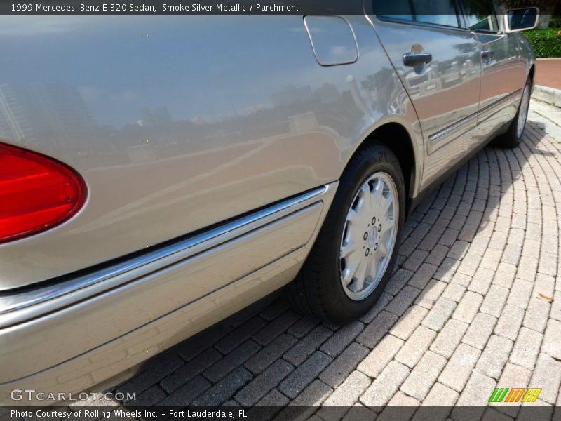 Smoke Silver Metallic / Parchment 1999 Mercedes-Benz E 320 Sedan