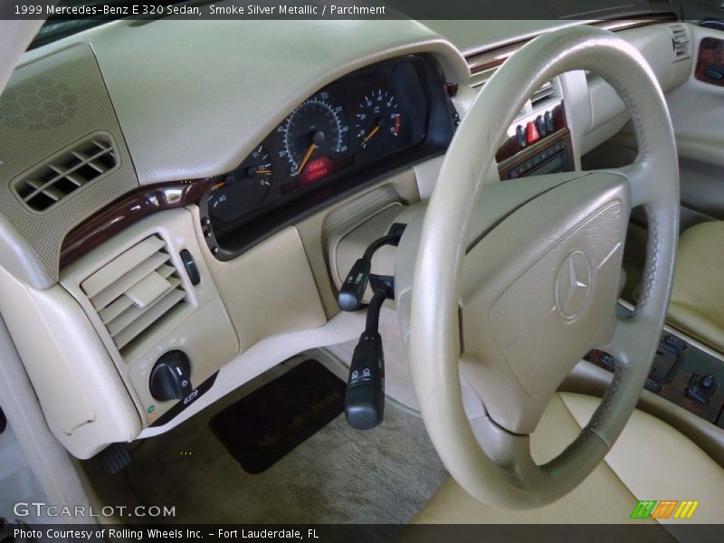 Smoke Silver Metallic / Parchment 1999 Mercedes-Benz E 320 Sedan