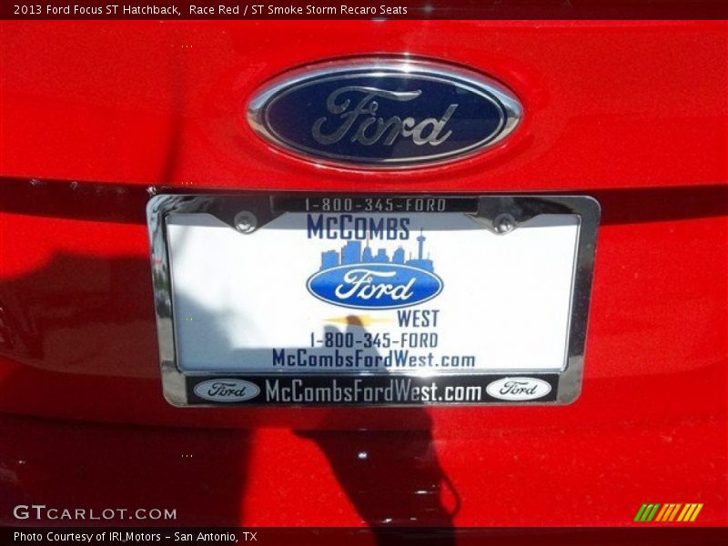 Race Red / ST Smoke Storm Recaro Seats 2013 Ford Focus ST Hatchback