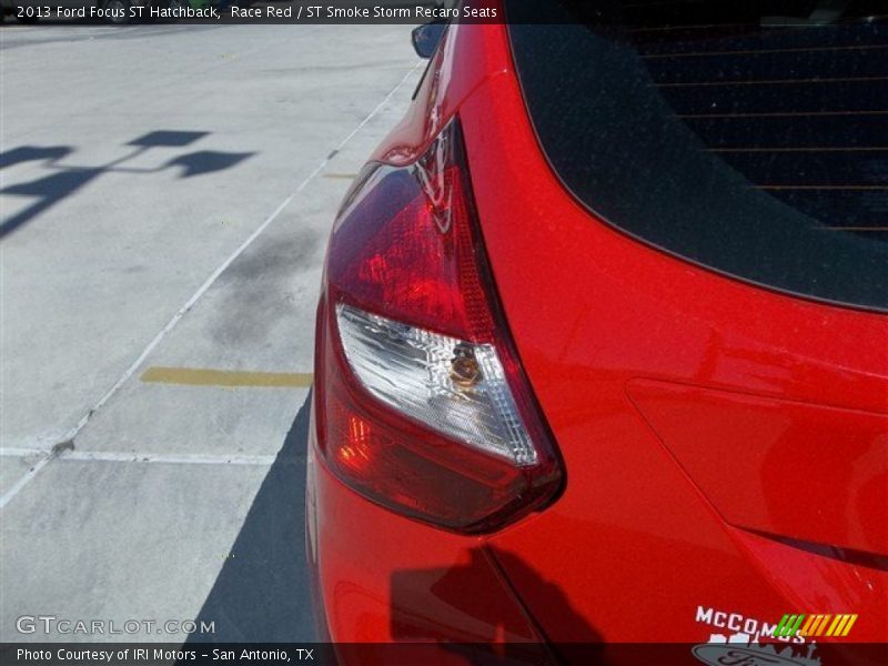 Race Red / ST Smoke Storm Recaro Seats 2013 Ford Focus ST Hatchback
