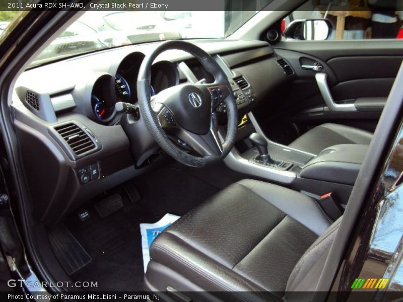 Crystal Black Pearl / Ebony 2011 Acura RDX SH-AWD