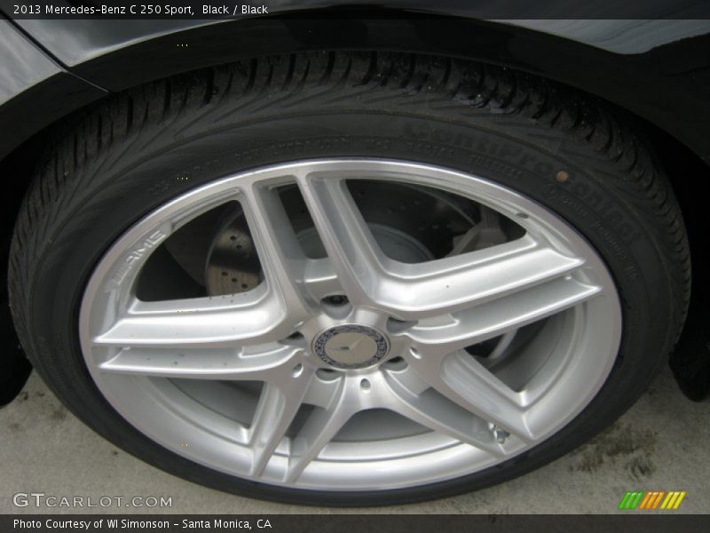 Black / Black 2013 Mercedes-Benz C 250 Sport