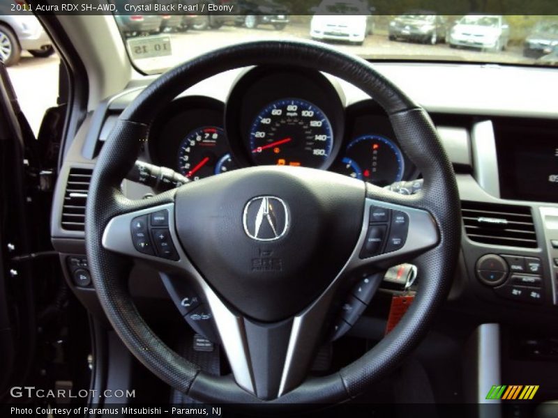 Crystal Black Pearl / Ebony 2011 Acura RDX SH-AWD