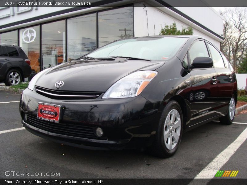 Black / Bisque Beige 2007 Toyota Prius Hybrid
