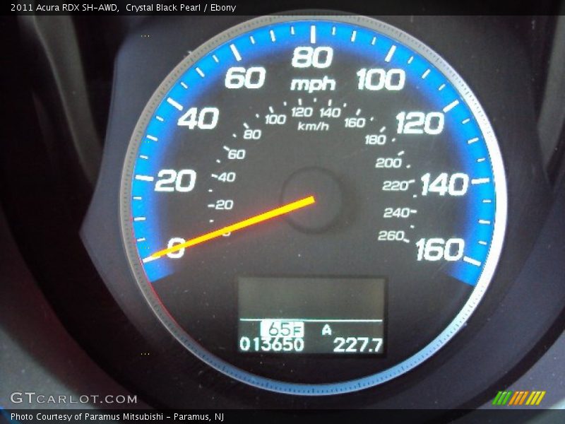 Crystal Black Pearl / Ebony 2011 Acura RDX SH-AWD