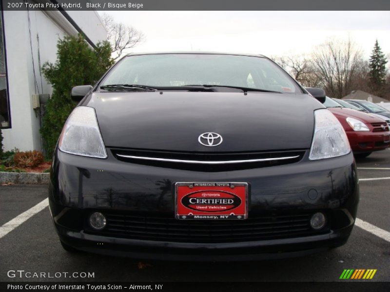Black / Bisque Beige 2007 Toyota Prius Hybrid