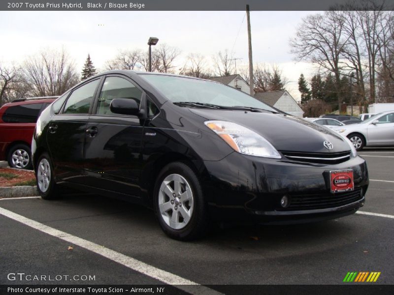 Black / Bisque Beige 2007 Toyota Prius Hybrid