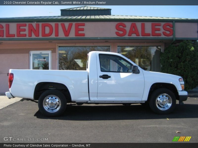 Summit White / Medium Pewter 2010 Chevrolet Colorado Regular Cab