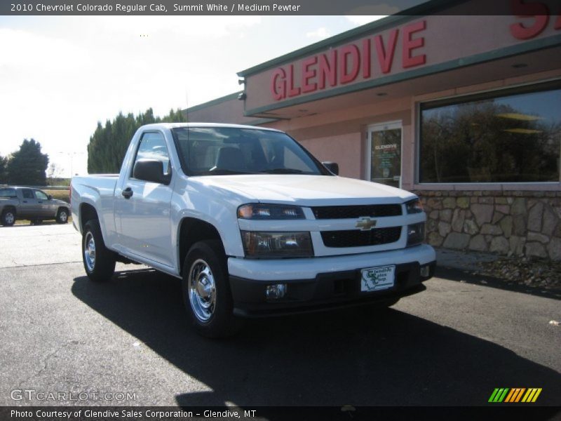 Summit White / Medium Pewter 2010 Chevrolet Colorado Regular Cab