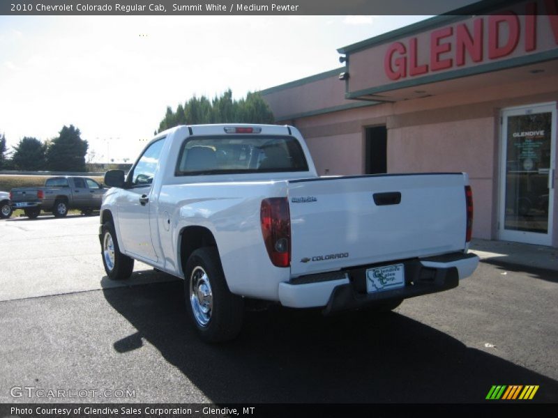Summit White / Medium Pewter 2010 Chevrolet Colorado Regular Cab